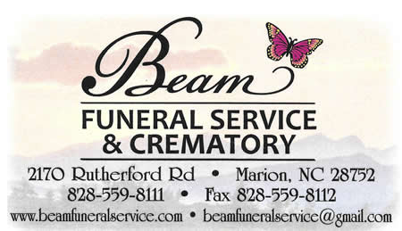 Welcome to McDowell County Beam Funeral Service & Crematory